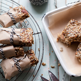 Nutty Energy Bars with Vanilla