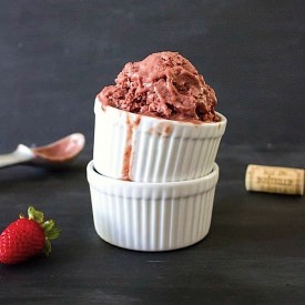 Sexy Strawberry Cocoa Ice Cream