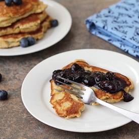 Toasted Coconut Butter Pancakes