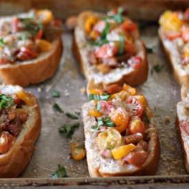 Classic Homemade Bruschetta