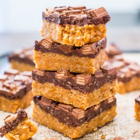 Chocolate PB Kit Kat Crunch Bars