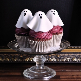 Haunted Black Forest Cupcakes