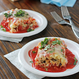 Mexican Lasagna Roll-Ups