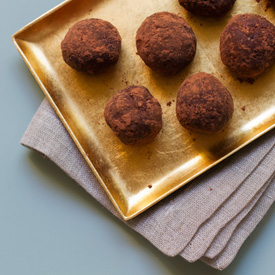 Date Coconut Cacao Nib Truffles