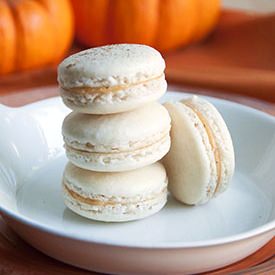 Pumpkin Spice Macarons