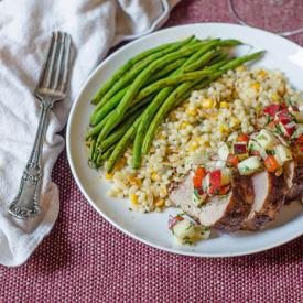 Pork Tenderloin with Apple Salsa