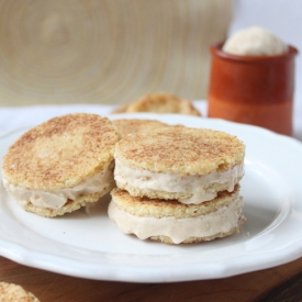 Snickerdoodle Ice Cream Sandwiches