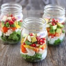 7 Layer Salad in a Jar