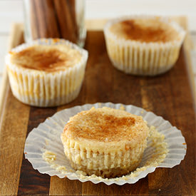 Snickerdoodle Cheesecake Cupcakes