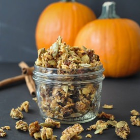 Paleo Pumpkin Spice Granola 3-Ways