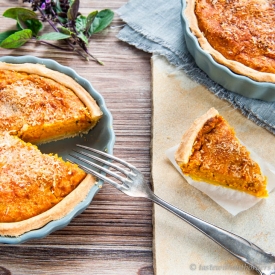 Pumpkin Coconut Tart