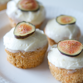 Fig & Almond Cupcakes