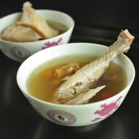 Ginseng and Chinese Herbal Soup