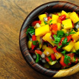 Roasted Red Pepper and Mango Salsa