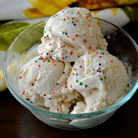 Cake Batter Ice Cream