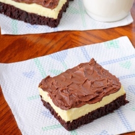 Layered Macaroon Brownie