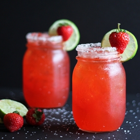 Strawberry Beer Margaritas