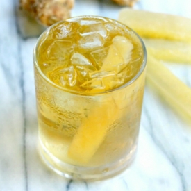 Crown and Apple Ginger Cocktail