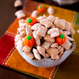 Pumpkin Spice Puppy Chow