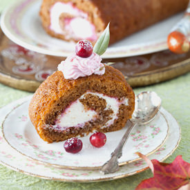 Rolled Pumpkin Spice Cake