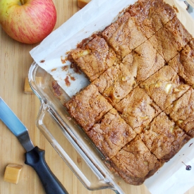 Caramel Apple Blondies