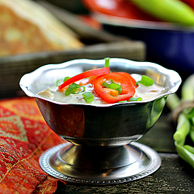 Red Pepper Raita