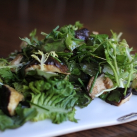 Grilled Shiitake Mushroom Salad