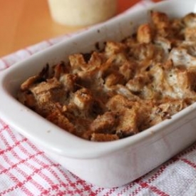 Savoury Vegan Bread Pudding