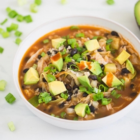 Black Bean and Leftover Rice Soup