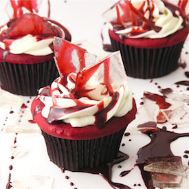 Broken Glass Cupcakes