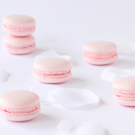 Rose Macarons