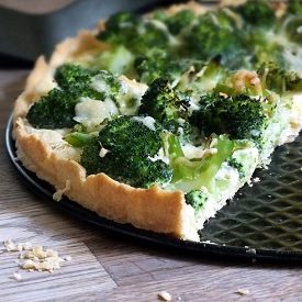 Broccoli Tart with Chilli