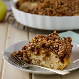 Apple Pie with Almond Nut Topping