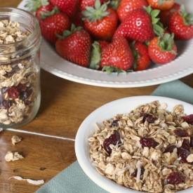 Easy, Healthy Applesauce Granola