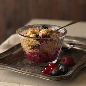 Easy Berry Crumble