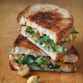 Roasted Cauliflower Grilled Cheese