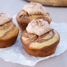 Banana Milo Swirl Muffins