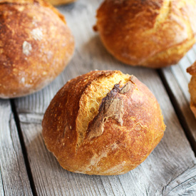 No-Knead Pumpkin Bread