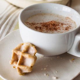 Spiced Pumpkin Waffle Doughnuts GF