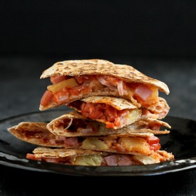 Hawaiian Pizza Quesadillas