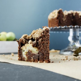 Chocolate Crumb Cake with Apples