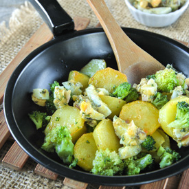 Baked Broccoli and Potatoes