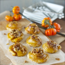 Mini Pumpkin Butter Sticky Buns