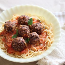 Vegan Spaghetti and Meatballs