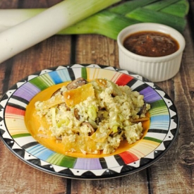 Mushroom & Leek Migas