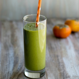 Persimmon Date Green Smoothie