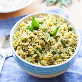 Cabbage and Peas Curry