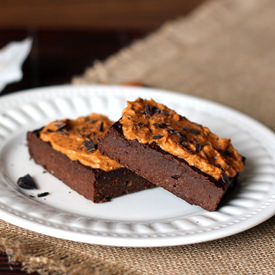 Grain Free Fudgy Pumpkin Brownies