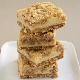 Cinnamon Oatmeal Cream Cheese Bars