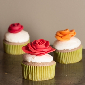 Rose Cupcake Toppers